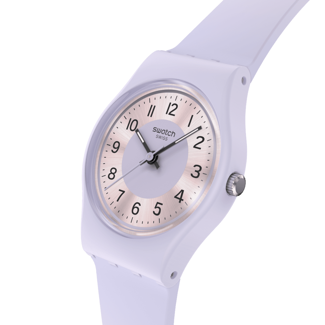 Swatch Originals LV121 Lilac Lightness Damenuhr Lila • Kunststoffgehäuse • Quarzwerk, Bild 3