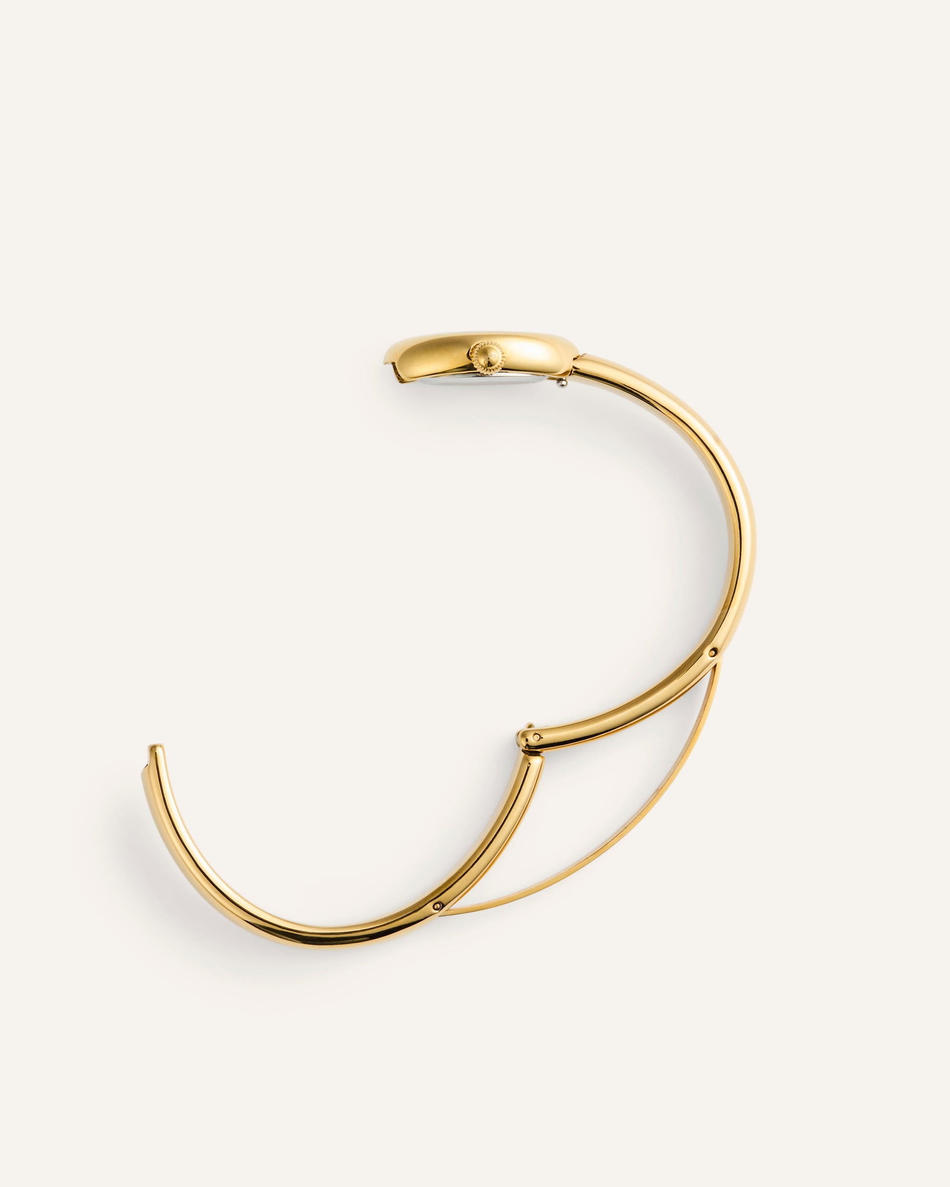 Mockberg Belle Oval Petite MB1771 Damen Armbanduhr Goldfarben • Mineralglas • Bangle-Armband, Bild 6