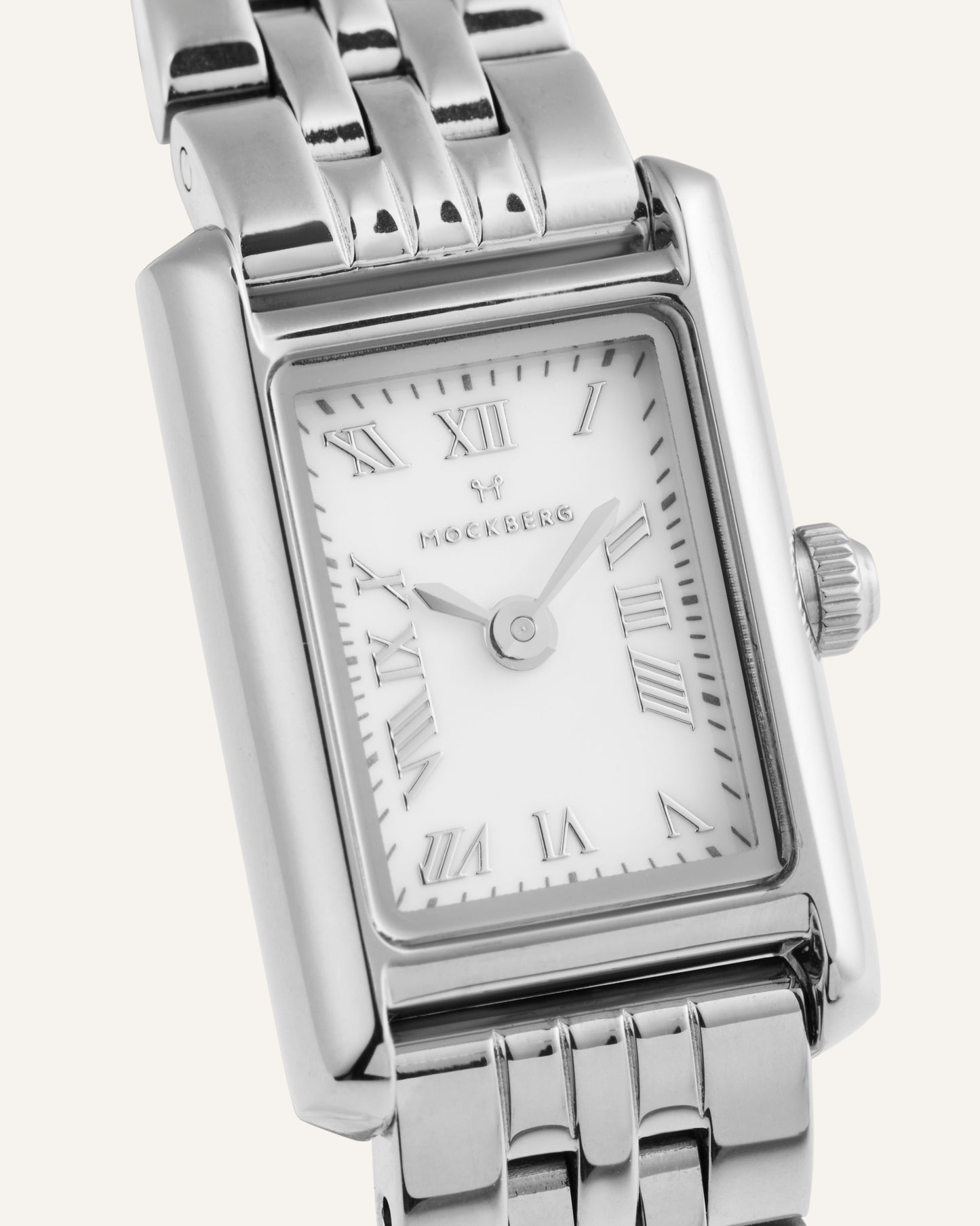 Mockberg Timeless Petite MB1772 Damen Armbanduhr Silber • Mineralglas • Edelstahlarmband, Bild 5