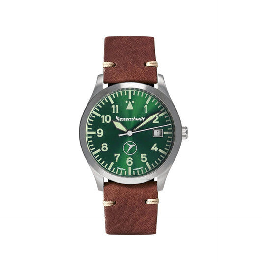 Messerschmitt ME-9673-GLB Herrenuhr • Schweizer Quarzwerk • Mineralglas