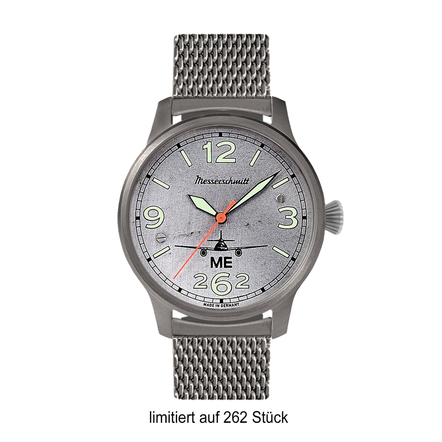 Messerschmitt ME 262 ME-262-42EXTREMA Herren Armbanduhr Brüniert • Automatikwerk ARISTOMATIC SW 200-1 • Limited Edition 262