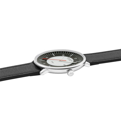 Mondaine Doppio Solar MLE.41920.LBV Herrenuhr Schwarz • Saphirglas • Solarbetrieb, Bild 6