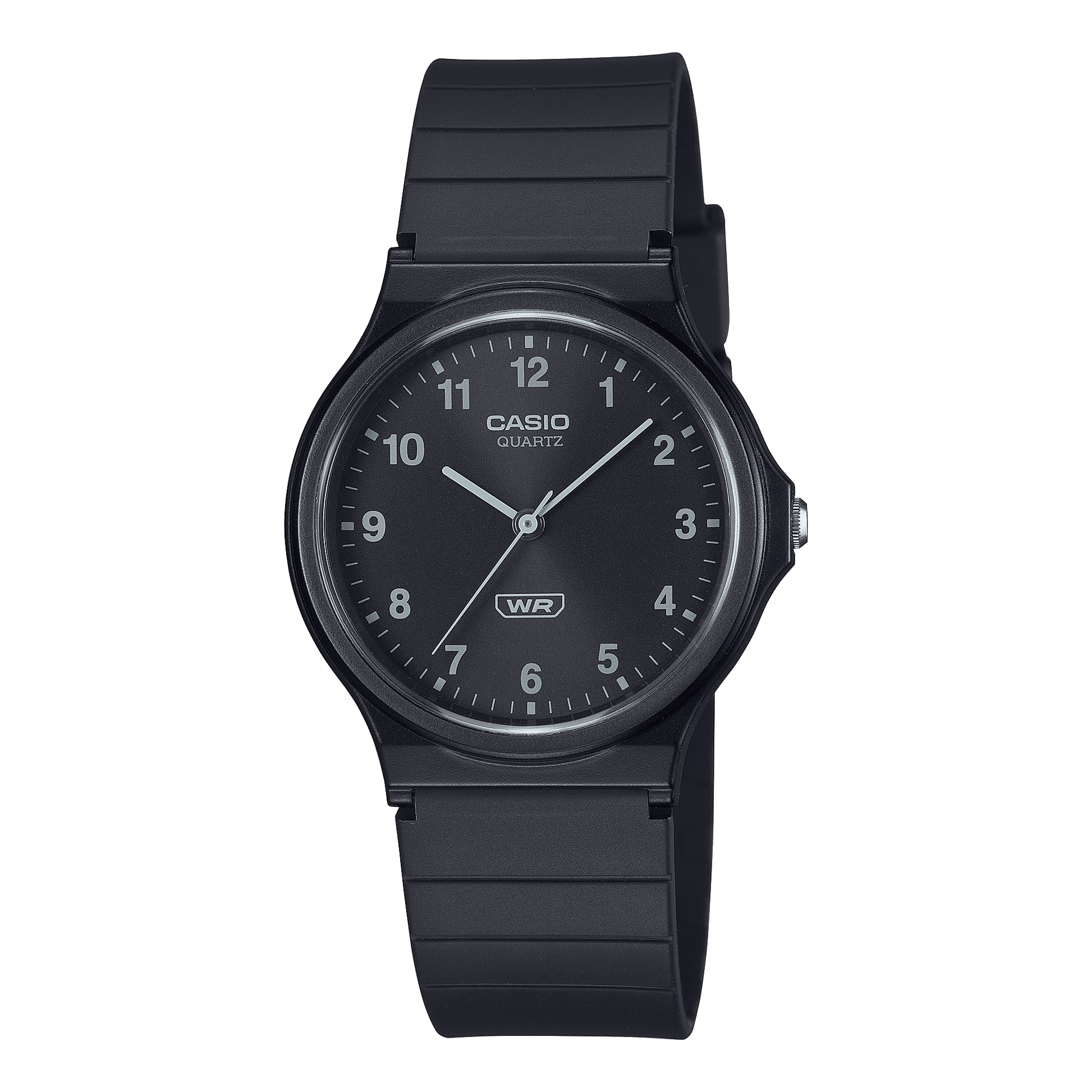 Casio MQ-24B-1BEF Timeless Collection Herrenuhr Schwarz • Bioharzband • Minimalistisches Design, Bild 6