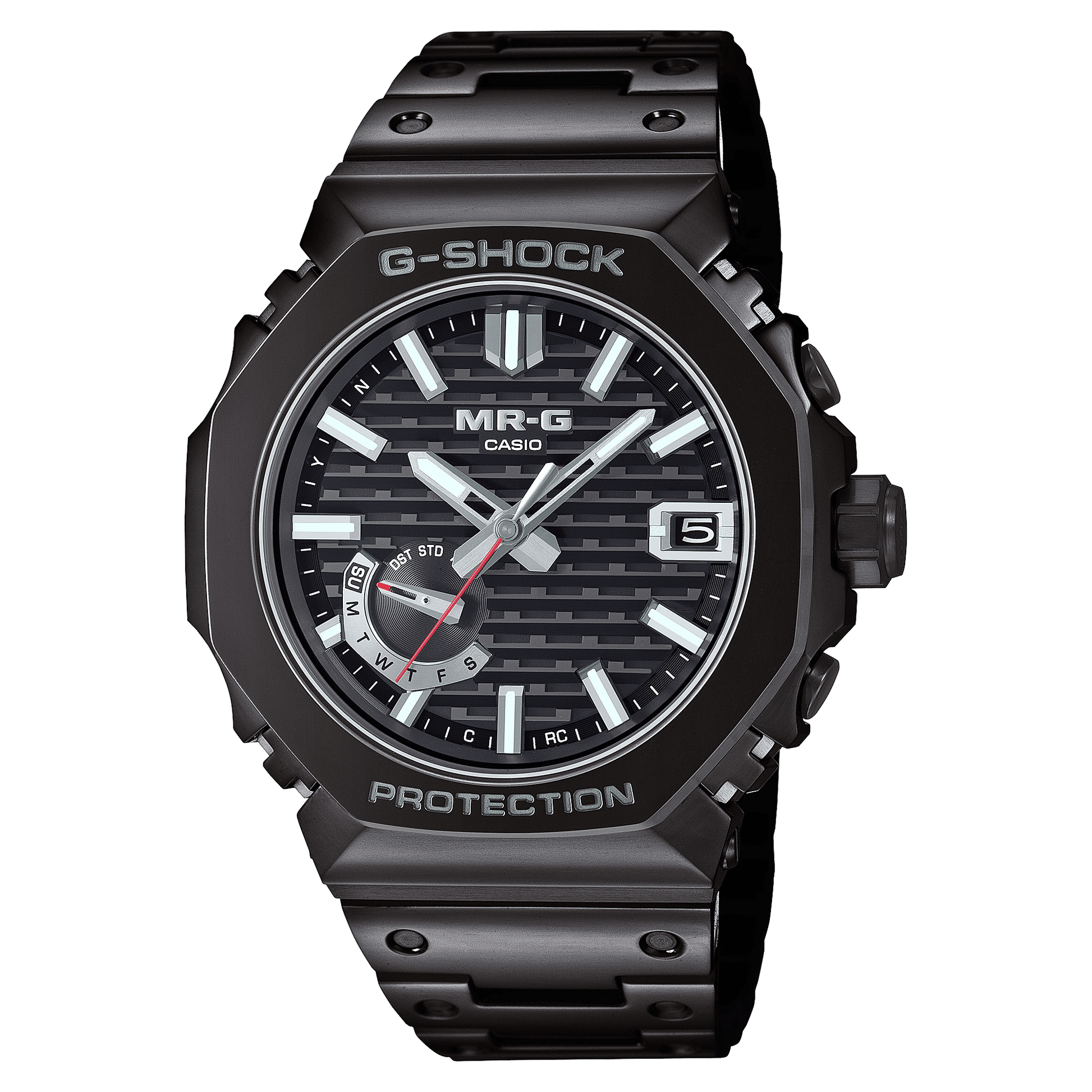 Casio G-Shock MR-G MRG-B2100B-1ADR Herrenuhr Schwarz • Saphirglas mit Antireflexbeschichtung • Solar-Funk mit Bluetooth