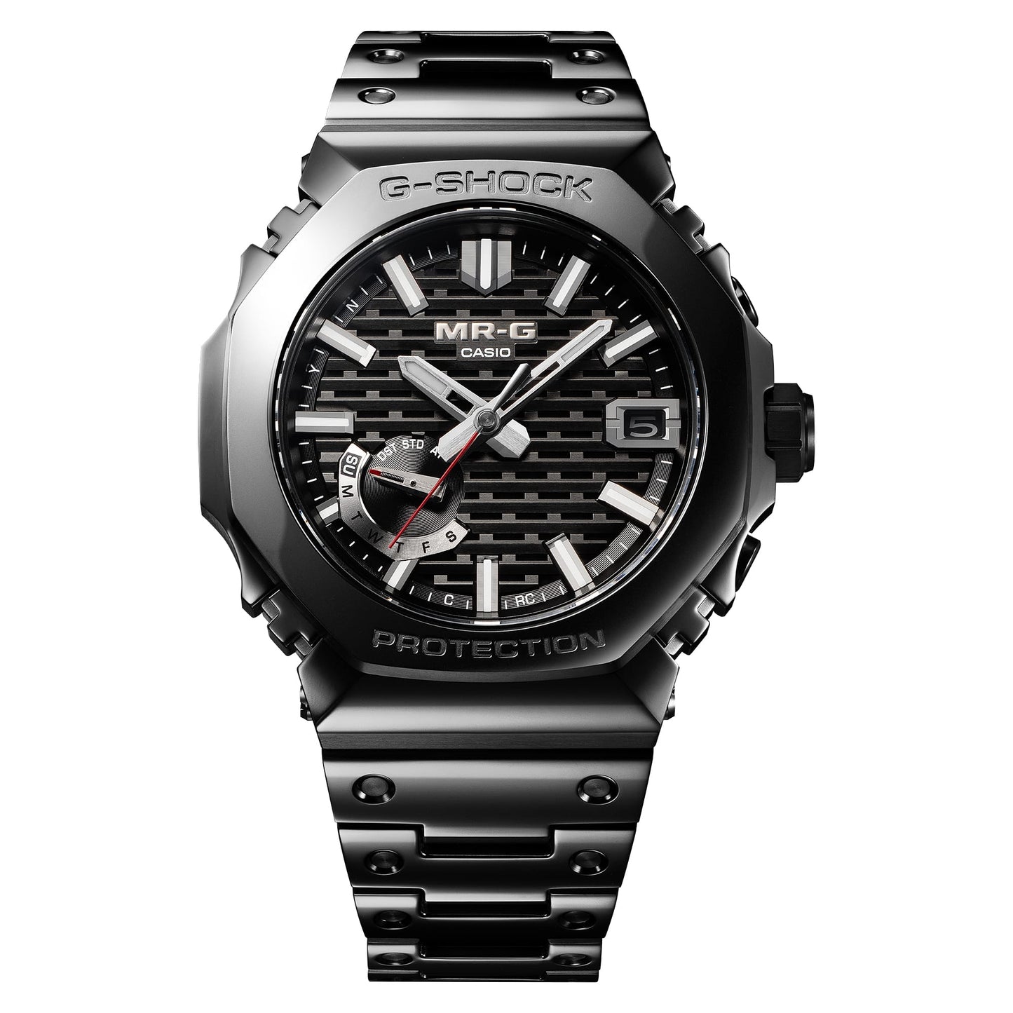 Casio G-Shock MR-G MRG-B2100B-1ADR Herrenuhr Schwarz • Saphirglas mit Antireflexbeschichtung • Solar-Funk mit Bluetooth