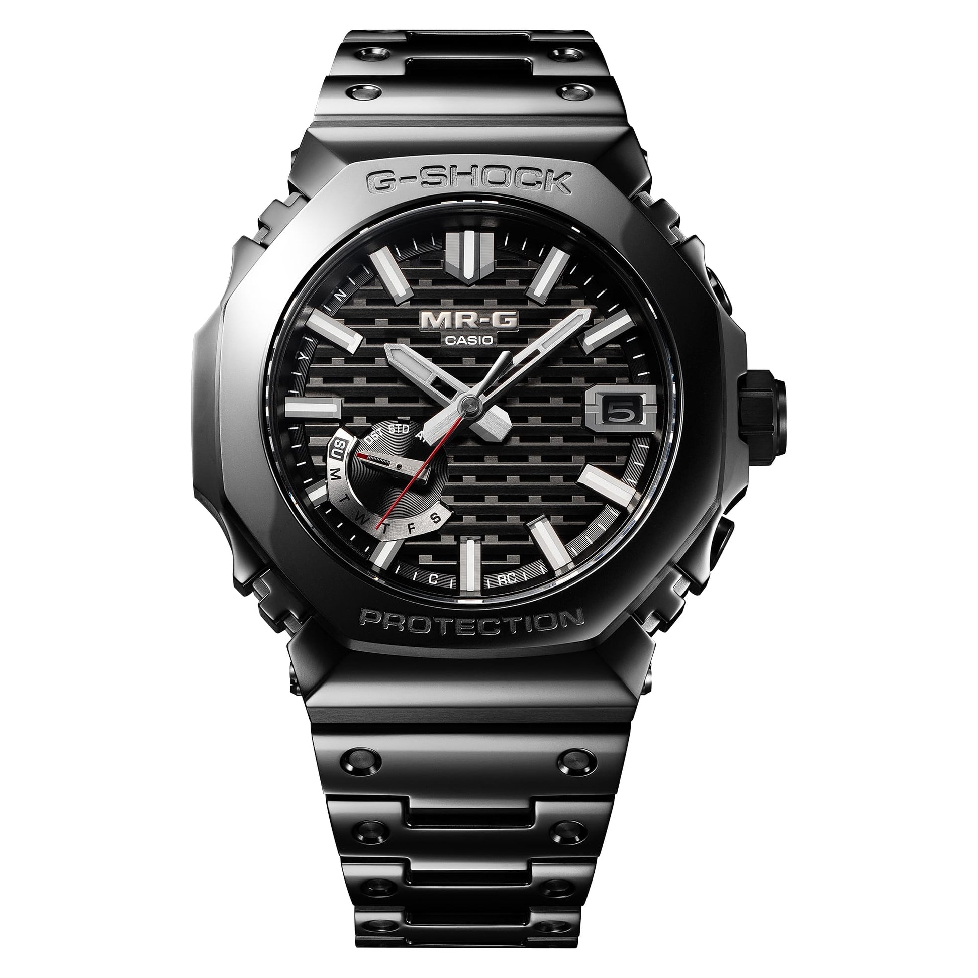 Casio G-Shock MR-G MRG-B2100B-1ADR Herrenuhr Schwarz • Saphirglas mit Antireflexbeschichtung • Solar-Funk mit Bluetooth