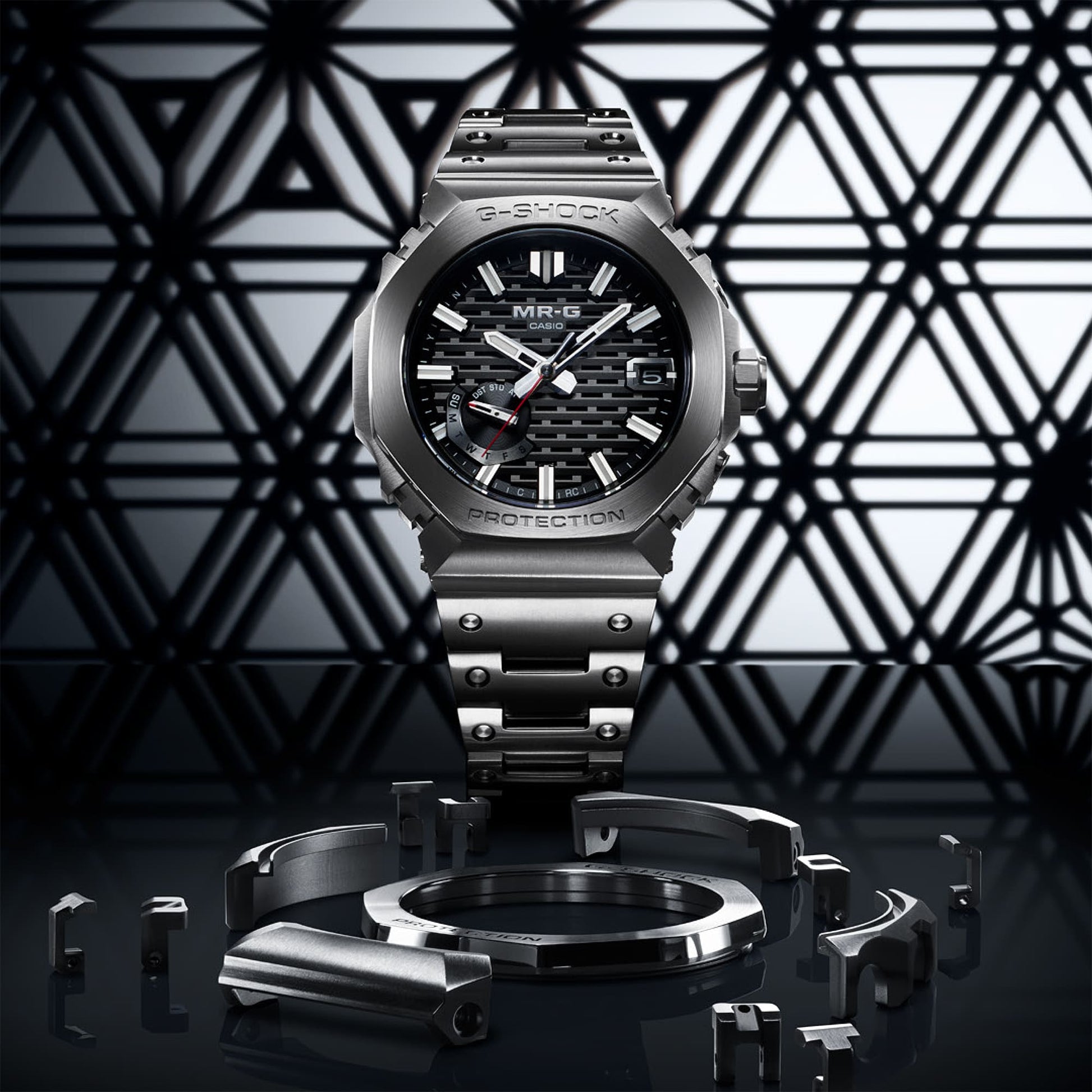 Casio MR-G MRG-B2100D-1ADR Herrenuhr • Tough Solar mit Bluetooth • Titan-Gehäuse aus Japan, Bild 3