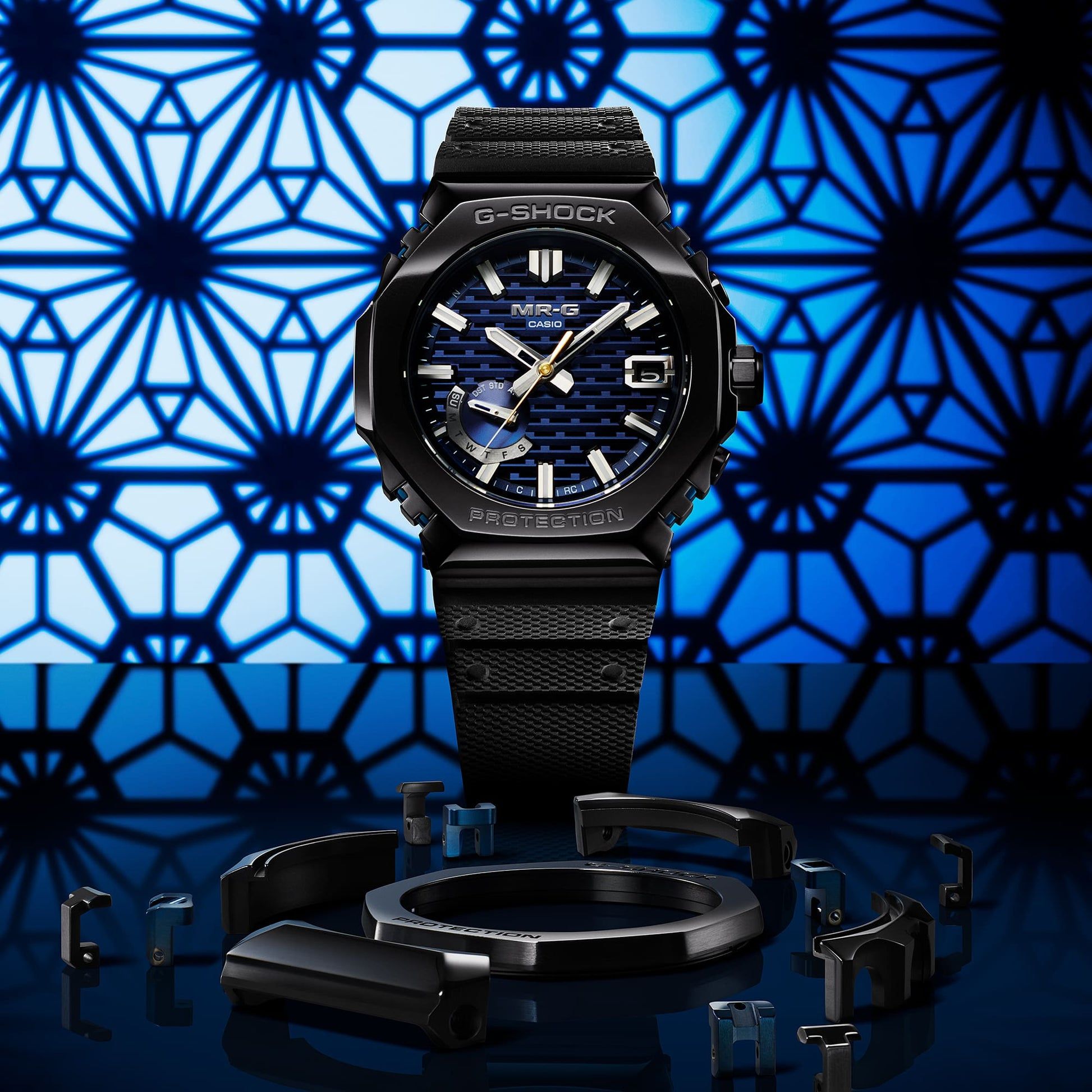 Casio MR-G MRG-B2100R-2ADR Herrenuhr • Tough Solar mit Bluetooth • Saphirglas, Bild 3