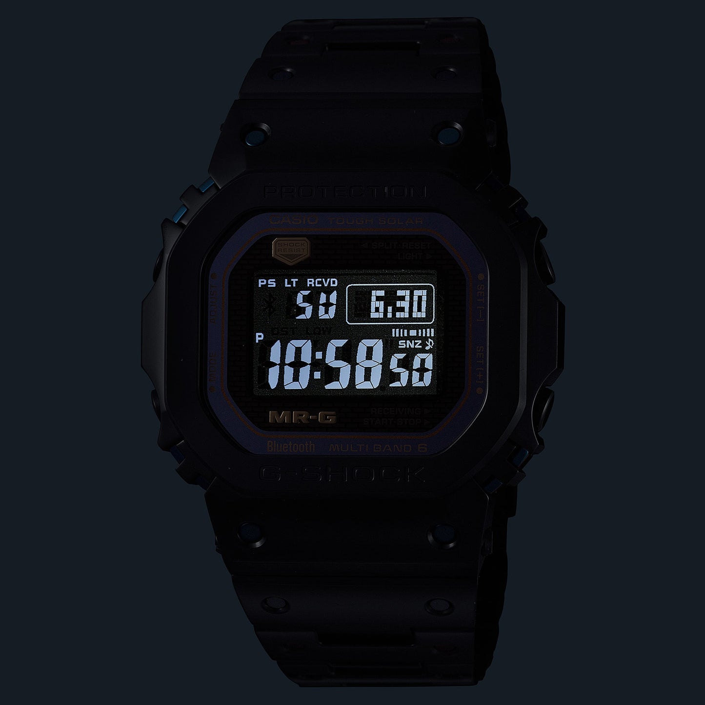 Casio G-Shock MRG-B5000BA-1DR Herren Armbanduhr • Titan & Cobarion Gehäuse • Funk-Solar, Bild 5