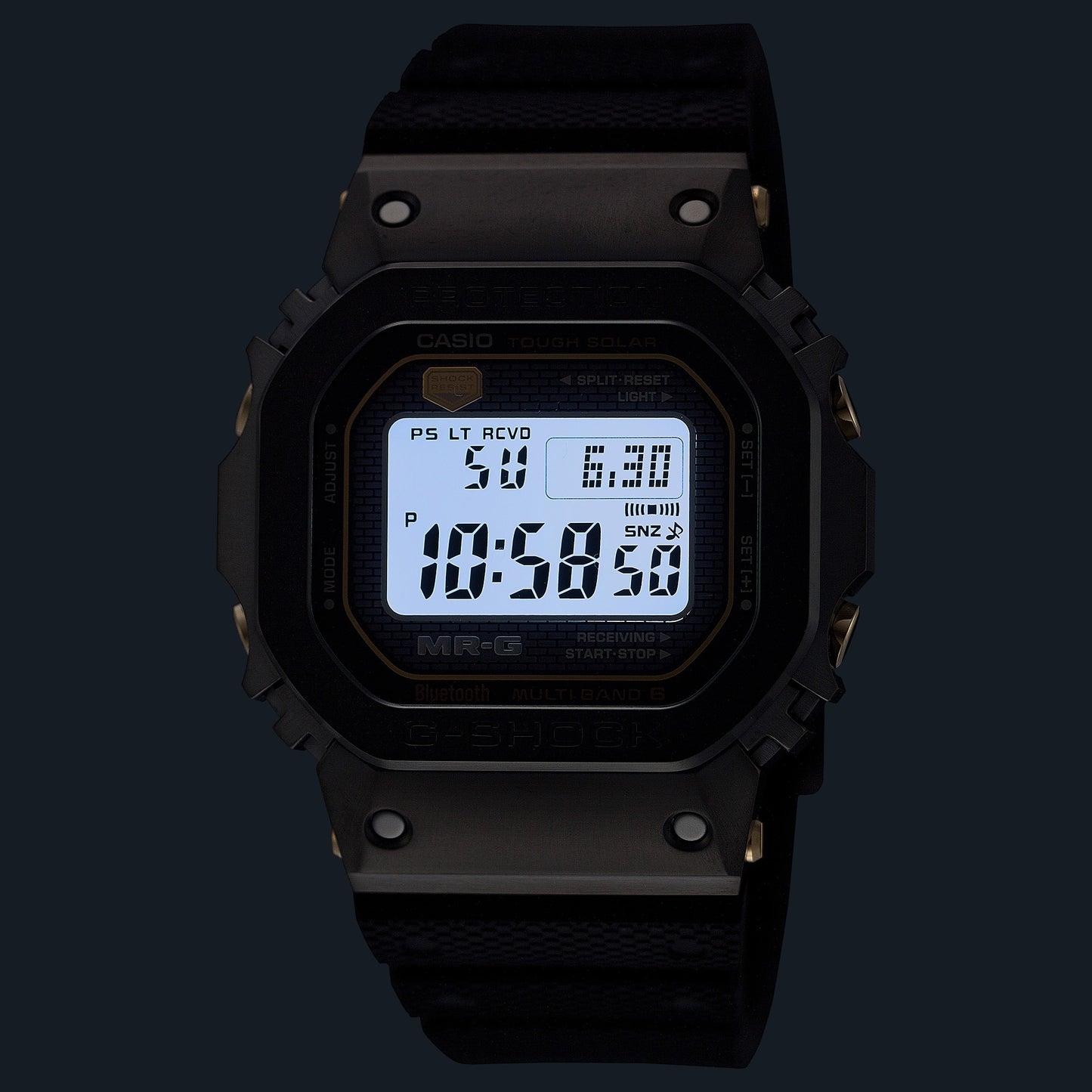 Casio G-Shock Pro MRG-B5000R-1DR Herrenuhr • Titan/Cobarion Gehäuse • Solar & Funk, Bild 10