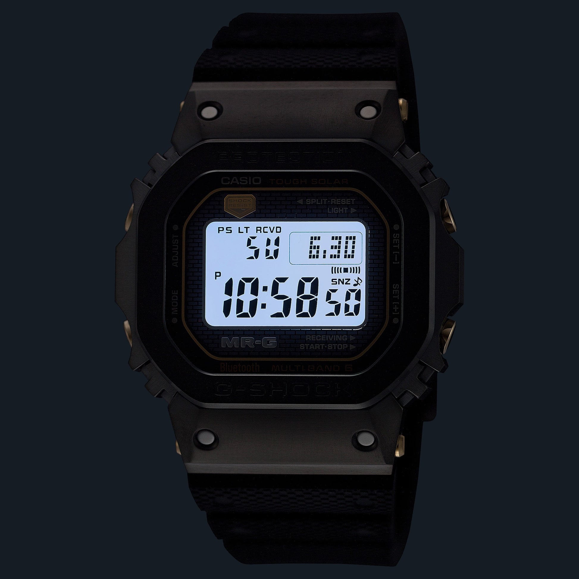 Casio G-Shock Pro MRG-B5000R-1DR Herrenuhr • Titan/Cobarion Gehäuse • Solar & Funk, Bild 10
