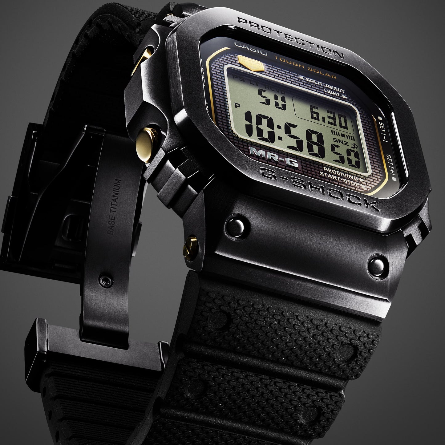 Casio G-Shock Pro MRG-B5000R-1DR Herrenuhr • Titan/Cobarion Gehäuse • Solar & Funk, Bild 3