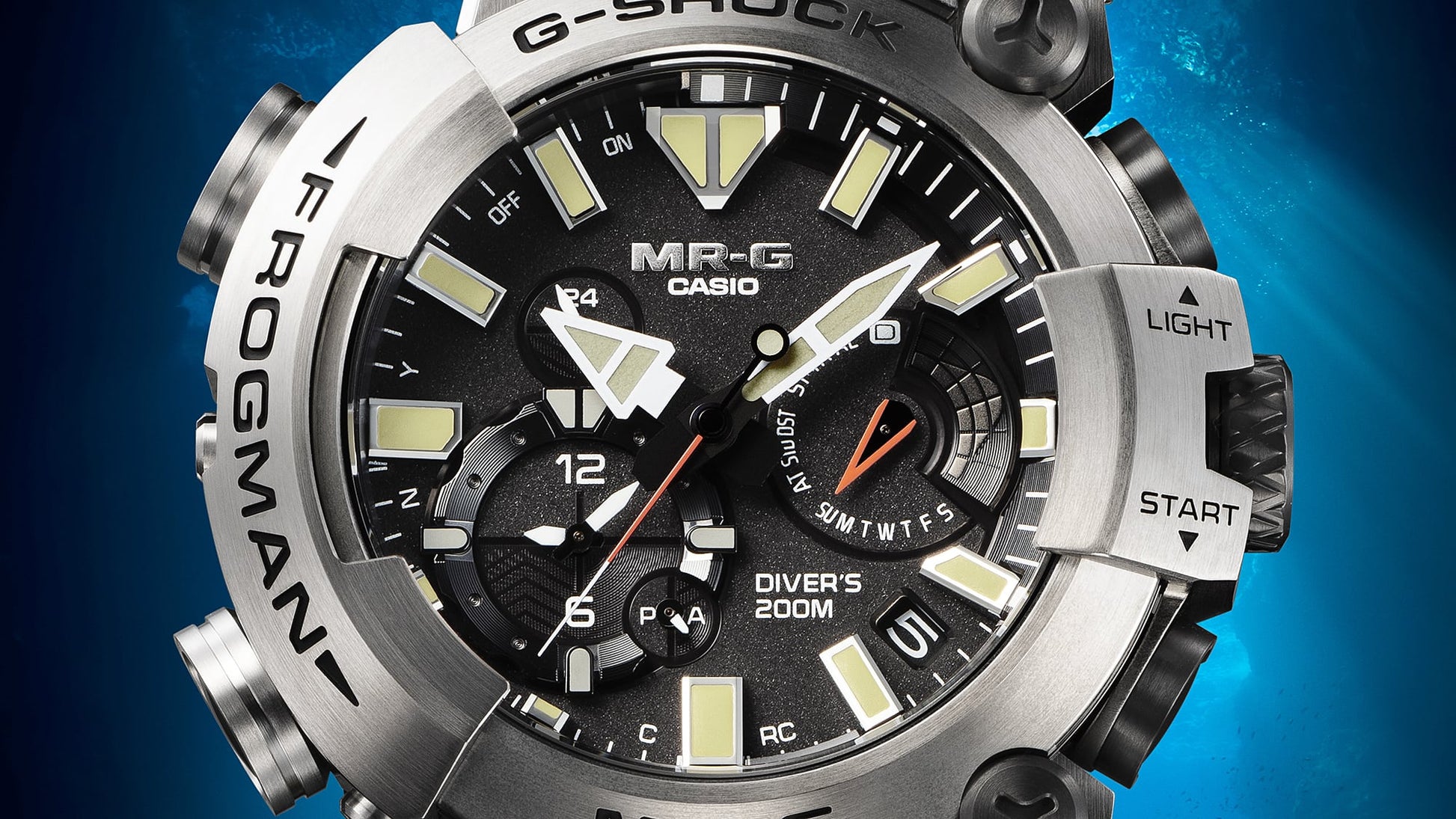 Casio MR-G MRG-BF1000RG-3ADR Herren • Saphirglas • Titan-Taucheruhr 200 m, Bild 9