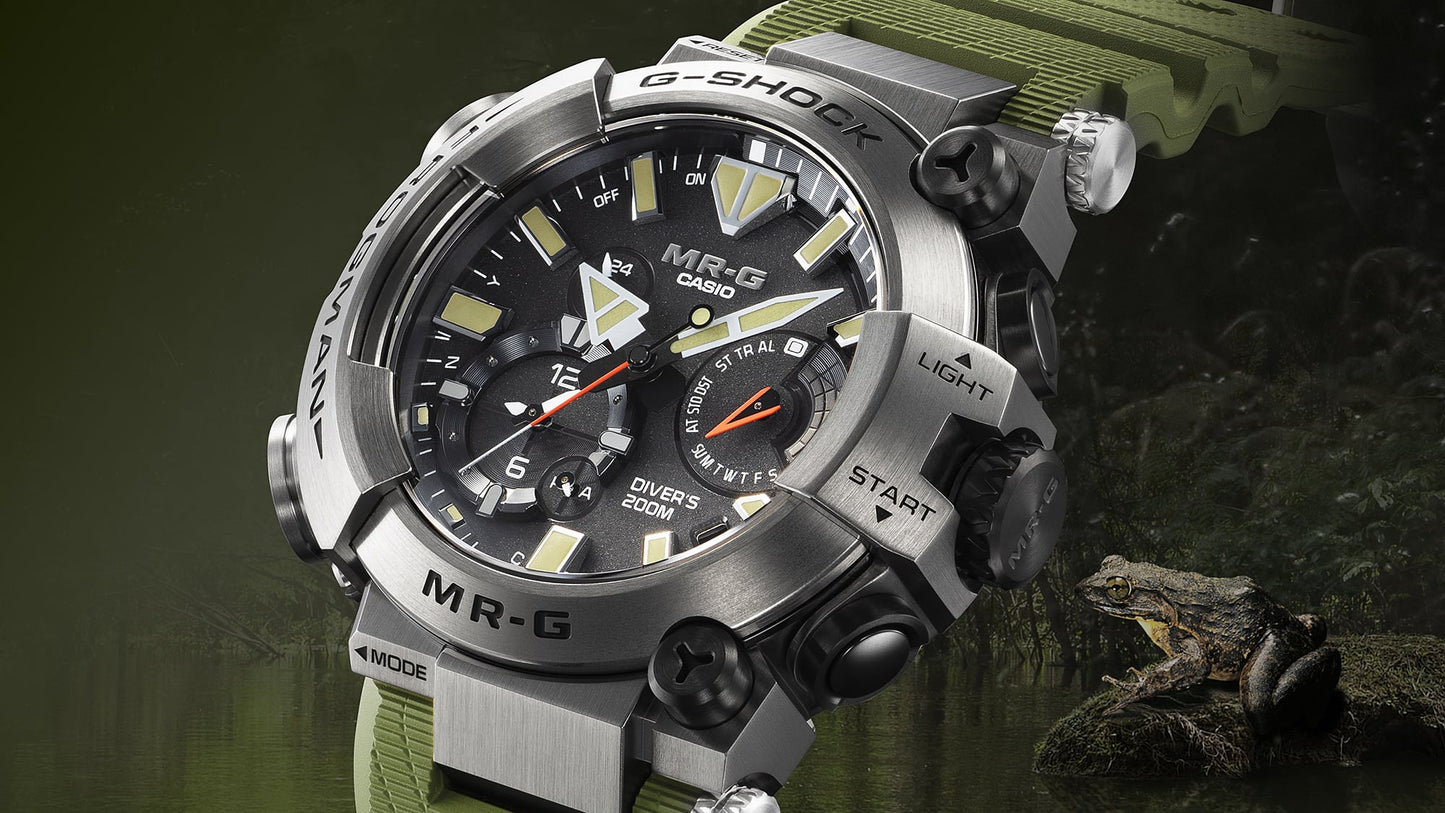 Casio MR-G MRG-BF1000RG-3ADR Herren • Saphirglas • Titan-Taucheruhr 200 m, Bild 3