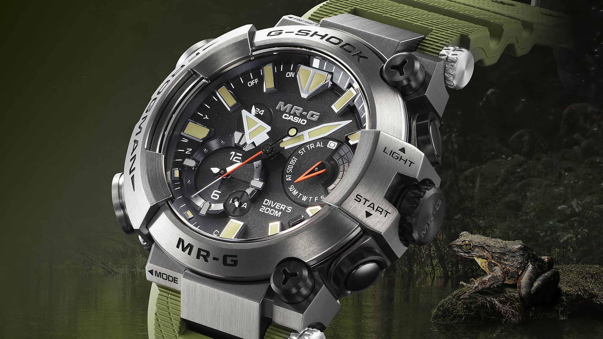 Casio MR-G MRG-BF1000RG-3ADR Herren • Saphirglas • Titan-Taucheruhr 200 m, Bild 3