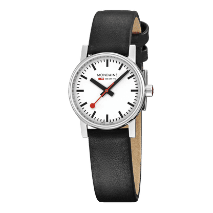 Mondaine evo2 MSE.30110.LBV Damenuhr Schwarz • Saphirglas • Veganes Traubenleder, Bild 7