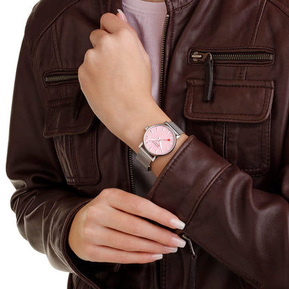 Mondaine evo2 MSE.35130.SM Damenuhr Rosa • Saphirglas • Schweizer Quarzwerk, Bild 8