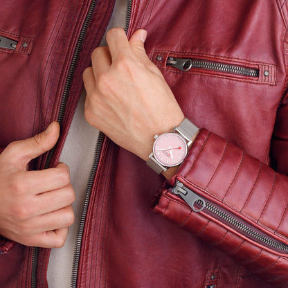 Mondaine evo2 MSE.35130.SM Damenuhr Rosa • Saphirglas • Schweizer Quarzwerk, Bild 9