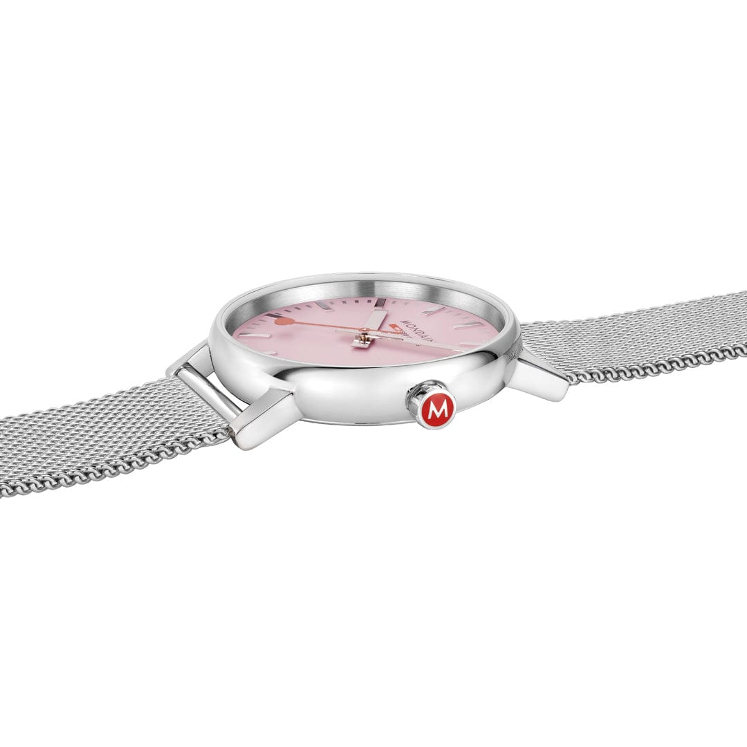 Mondaine evo2 MSE.35130.SM Damenuhr Rosa • Saphirglas • Schweizer Quarzwerk, Bild 4