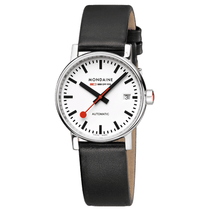 Mondaine evo2 MSE.35610.LBV Damenuhr Schwarz • Automatikwerk Sellita SW 220-1 • Saphirglas, Bild 6