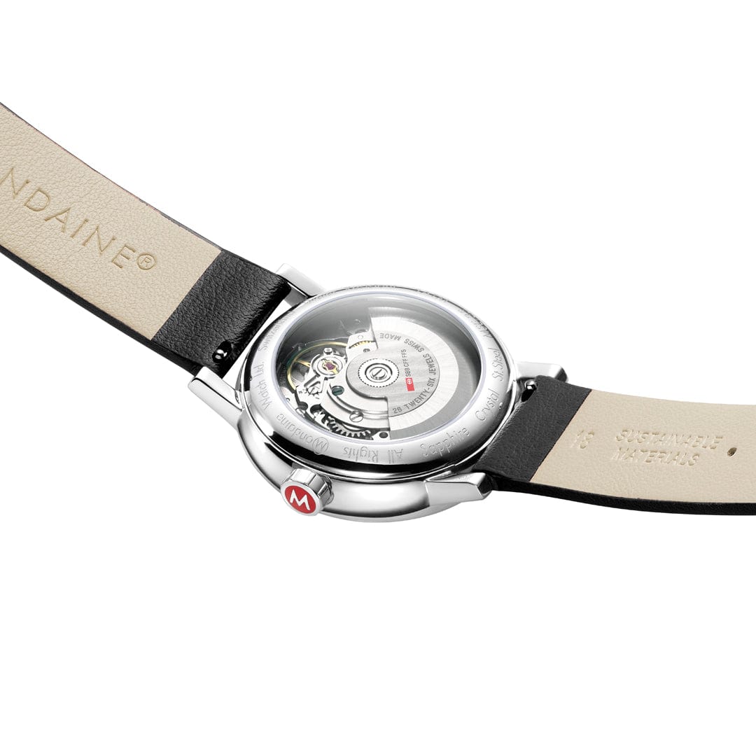 Mondaine evo2 MSE.35610.LBV Damenuhr Schwarz • Automatikwerk Sellita SW 220-1 • Saphirglas, Bild 4