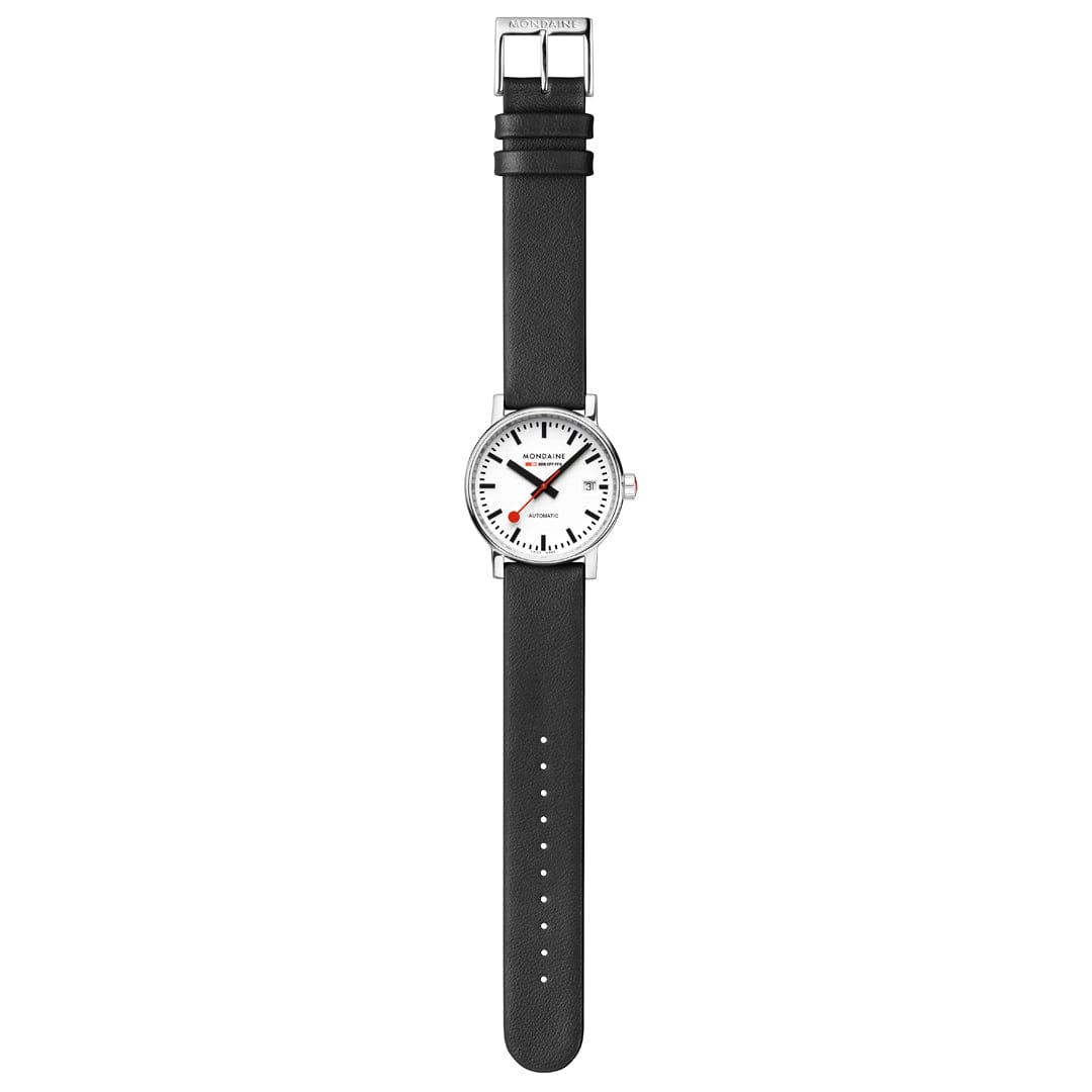 Mondaine evo2 MSE.35610.LBV Damenuhr Schwarz • Automatikwerk Sellita SW 220-1 • Saphirglas, Bild 7