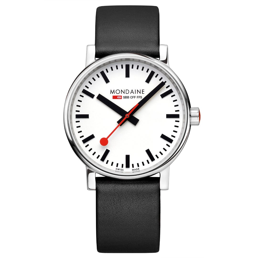 Mondaine evo2 MSE.40110.LBV Herrenuhr Schwarz • Saphirglas • Swiss Made