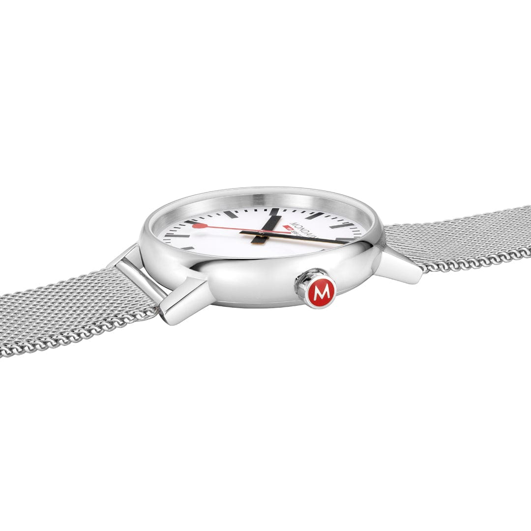 Mondaine evo2 MSE.40110.SM Herrenuhr Silber • Saphirglas • Swiss Made, Bild 3