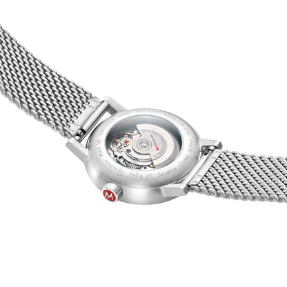 Mondaine evo2 MSE.40610.SM Herrenuhr Silber • Automatikwerk SW200-1 • Saphirglas, Bild 3