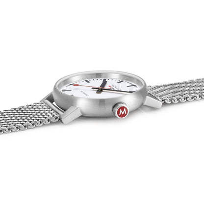 Mondaine evo2 MSE.40610.SM Herrenuhr Silber • Automatikwerk SW200-1 • Saphirglas, Bild 5