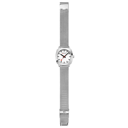 Mondaine Petite Cushion MSL.31110.SM Damenuhr Silber • Saphirglas • Swiss Made, Bild 7
