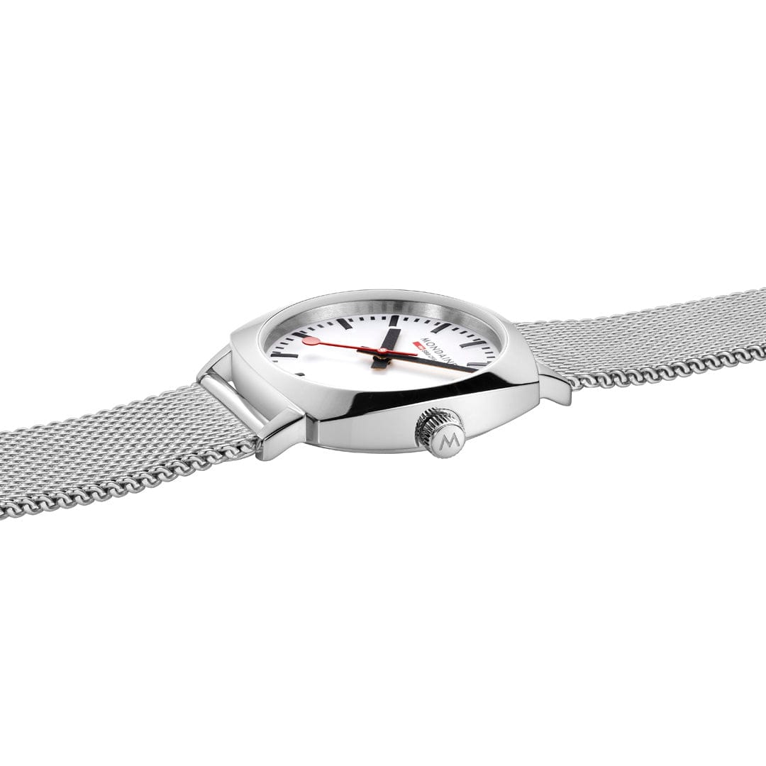 Mondaine Petite Cushion MSL.31110.SM Damenuhr Silber • Saphirglas • Swiss Made, Bild 5