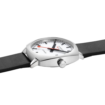 Mondaine Cushion MSL.3961B.LBV Herrenuhr Schwarz • Automatikwerk Sellita SW200-2 • Saphirglas mit BackLight, Bild 4