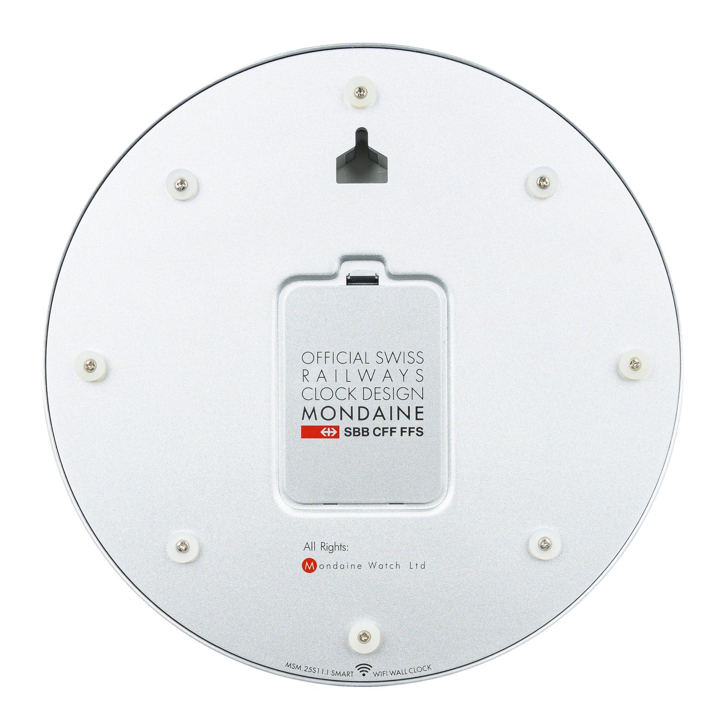 Mondaine stop2go MSM.25S11.1 Armbanduhr Weiß • WiFi-Synchronisation • Ikonisches Schweizer Bahnhofsuhren-Design, Bild 5
