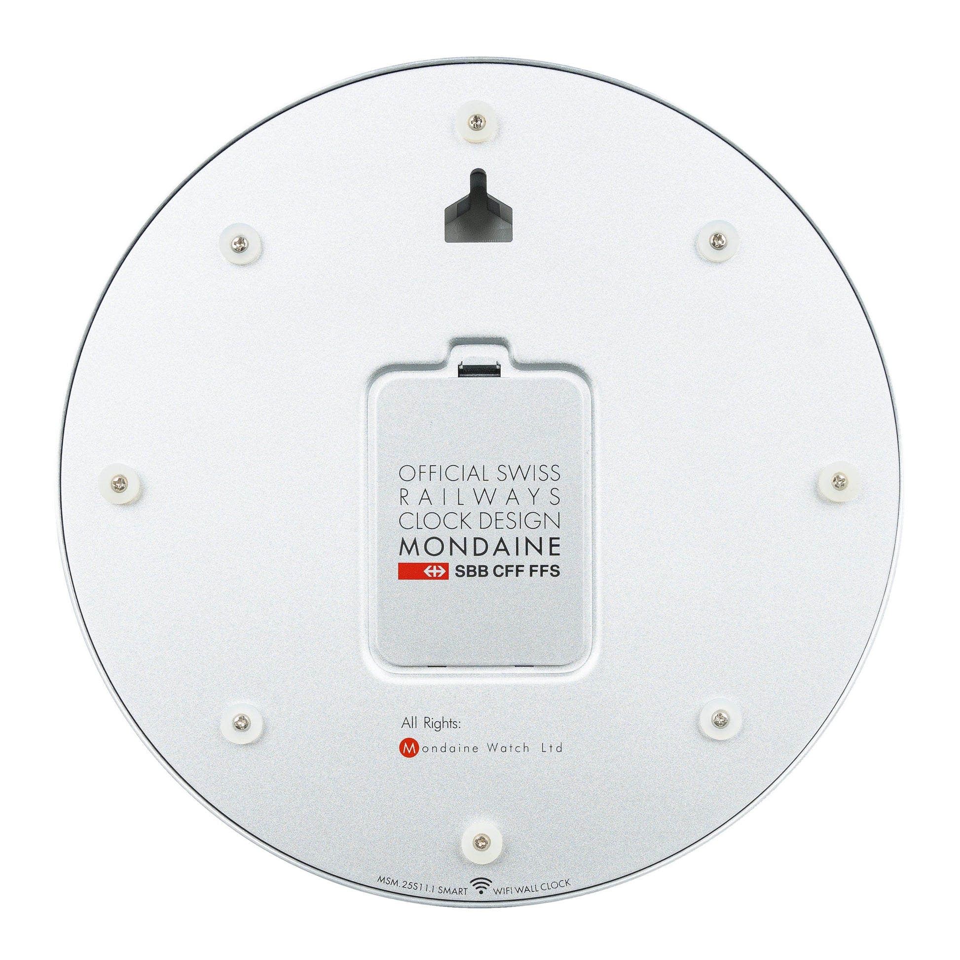 Mondaine stop2go MSM.25S11.1 Armbanduhr Weiß • WiFi-Synchronisation • Ikonisches Schweizer Bahnhofsuhren-Design, Bild 5