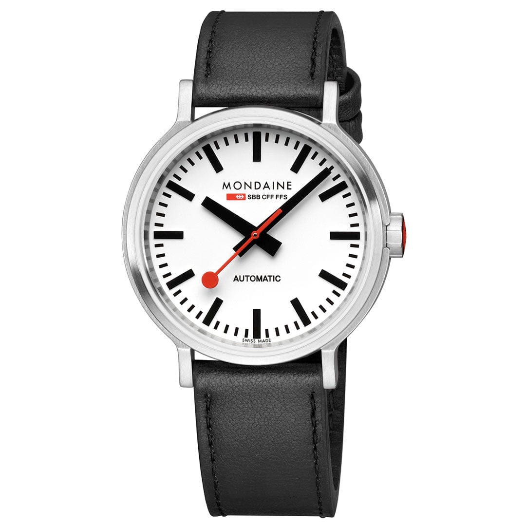 Mondaine Original MST.4161B.LBV Herrenuhr Schwarz • Automatikwerk Sellita SW200-1 • Saphirglas, Bild 7