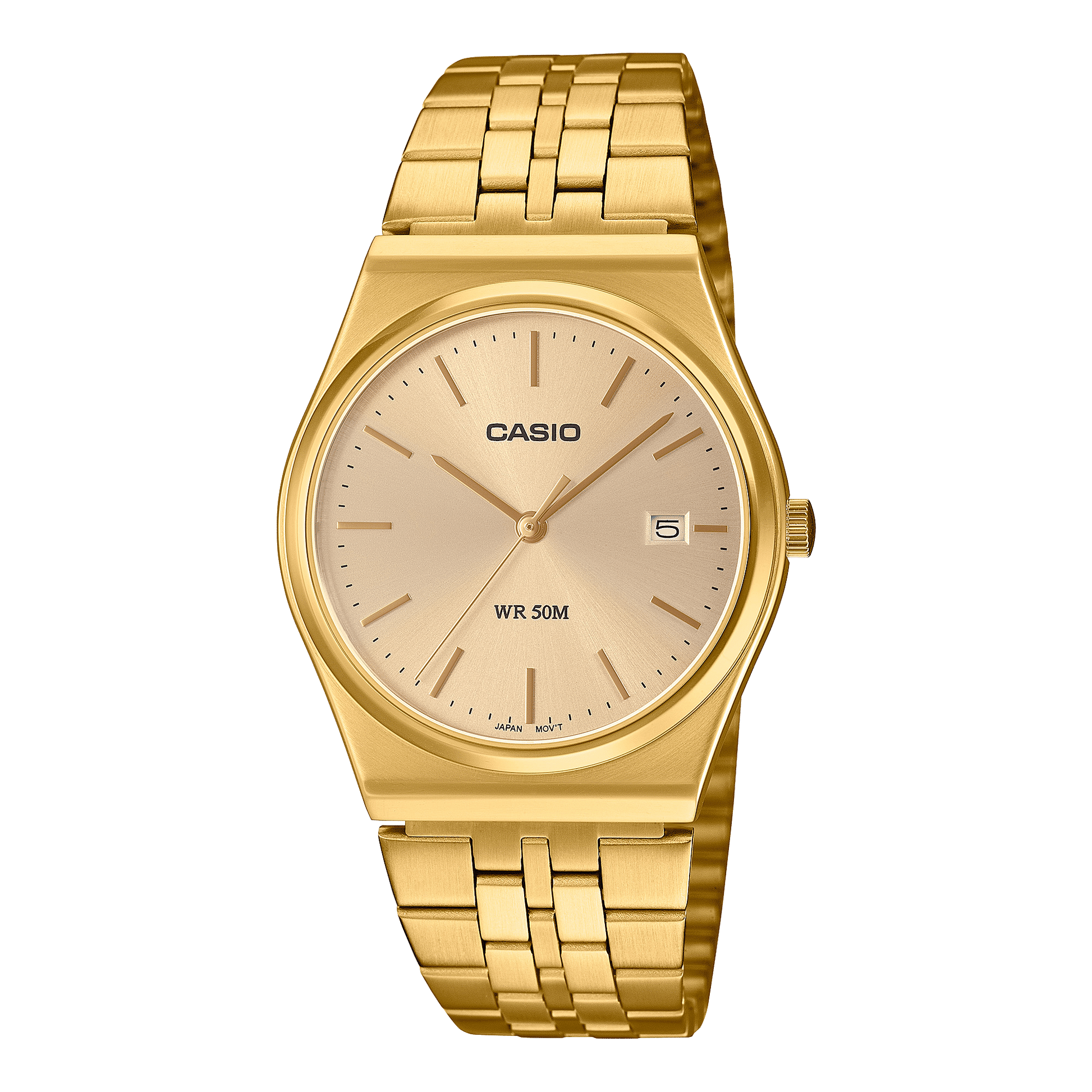 Casio Timeless MTP-B145G-9AVEF Herrenuhr • Goldenes Edelstahlgehäuse • Mineralglas, Bild 2