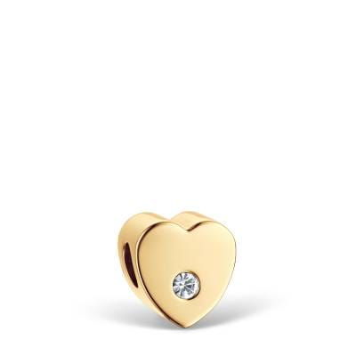 Bering Classic 12131-132-GWP Damenuhr Goldfarben • Saphirglas • Milanaise-Armband mit Charm-Armband, Bild 5