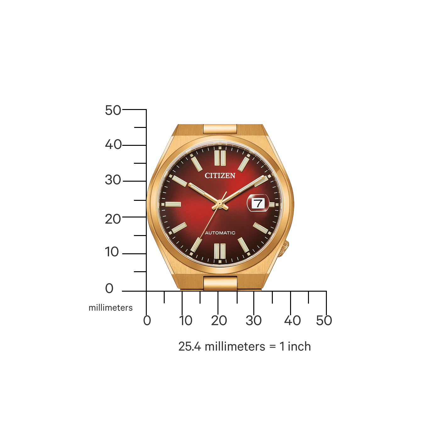 Citizen TSUYOSA NJ0153-82X Herren • Automatikwerk • Saphirglas, Bild 4