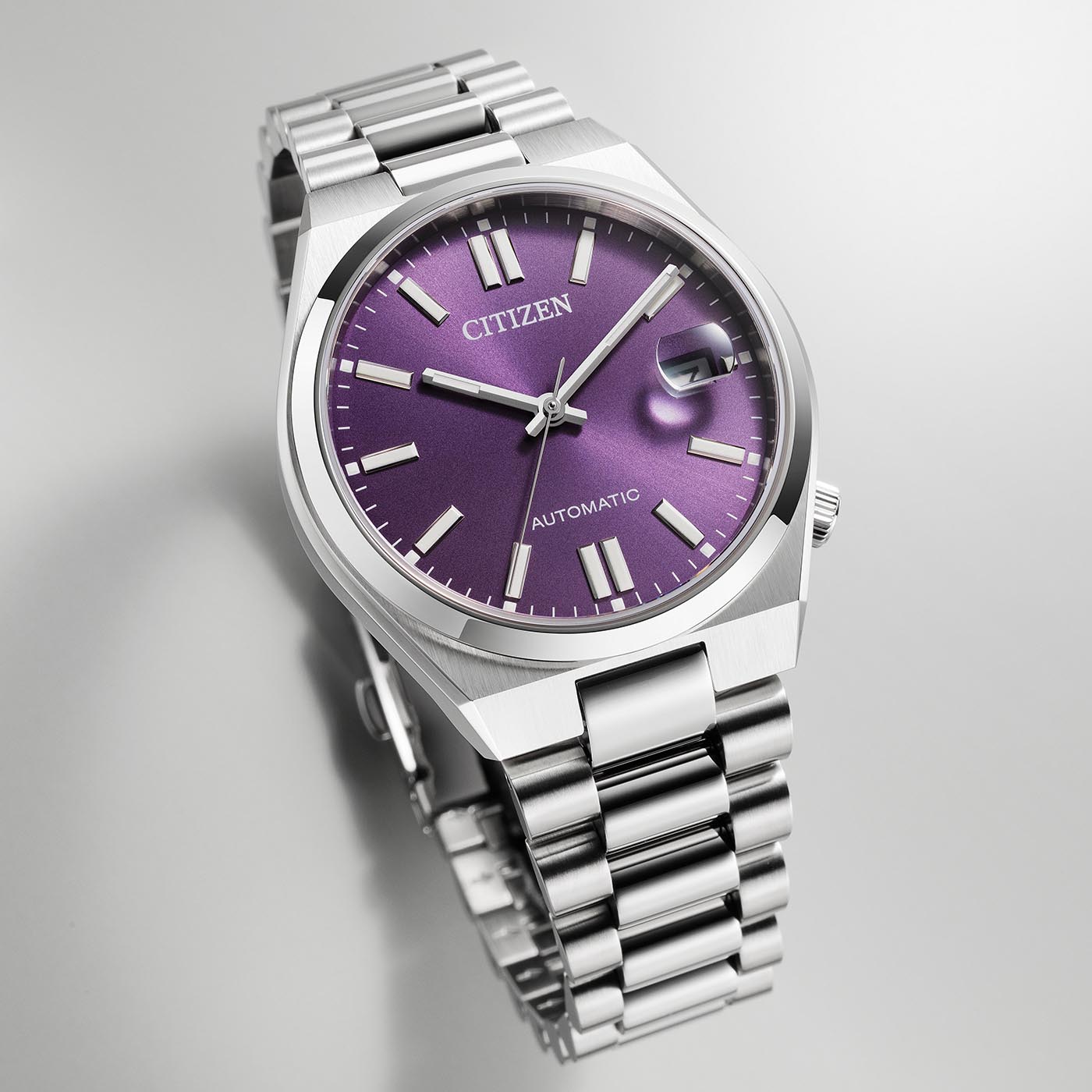 Citizen Tsuyosa NJ0200-50W Herren Armbanduhr Lila • Automatikwerk Kaliber 8210 • Saphirglas, Bild 5