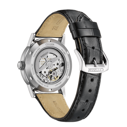 Orologio da uomo Citizen NJ0210-05E • Movimento automatico di manifattura • Elegante cinturino in pelle