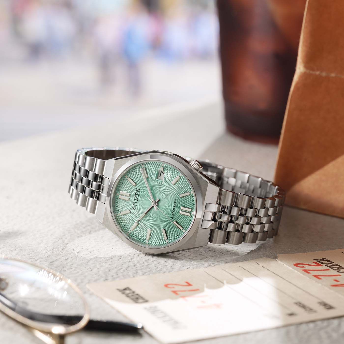 Citizen TSUYOSA 60 NK0030-51X Herren Armbanduhr • Automatikwerk mit 60h Gangreserve • Saphirglas, Bild 6