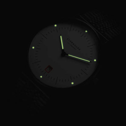 Orologio da uomo Sternglas Naos Edition Bauhaus III S01-NAB15-EB09 • Design Bauhaus • Vetro zaffiro