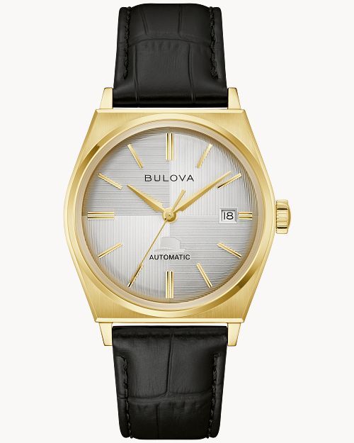 Bulova Frank Sinatra 97B243 Herrenuhr Silber • Automatikwerk • Saphirglas