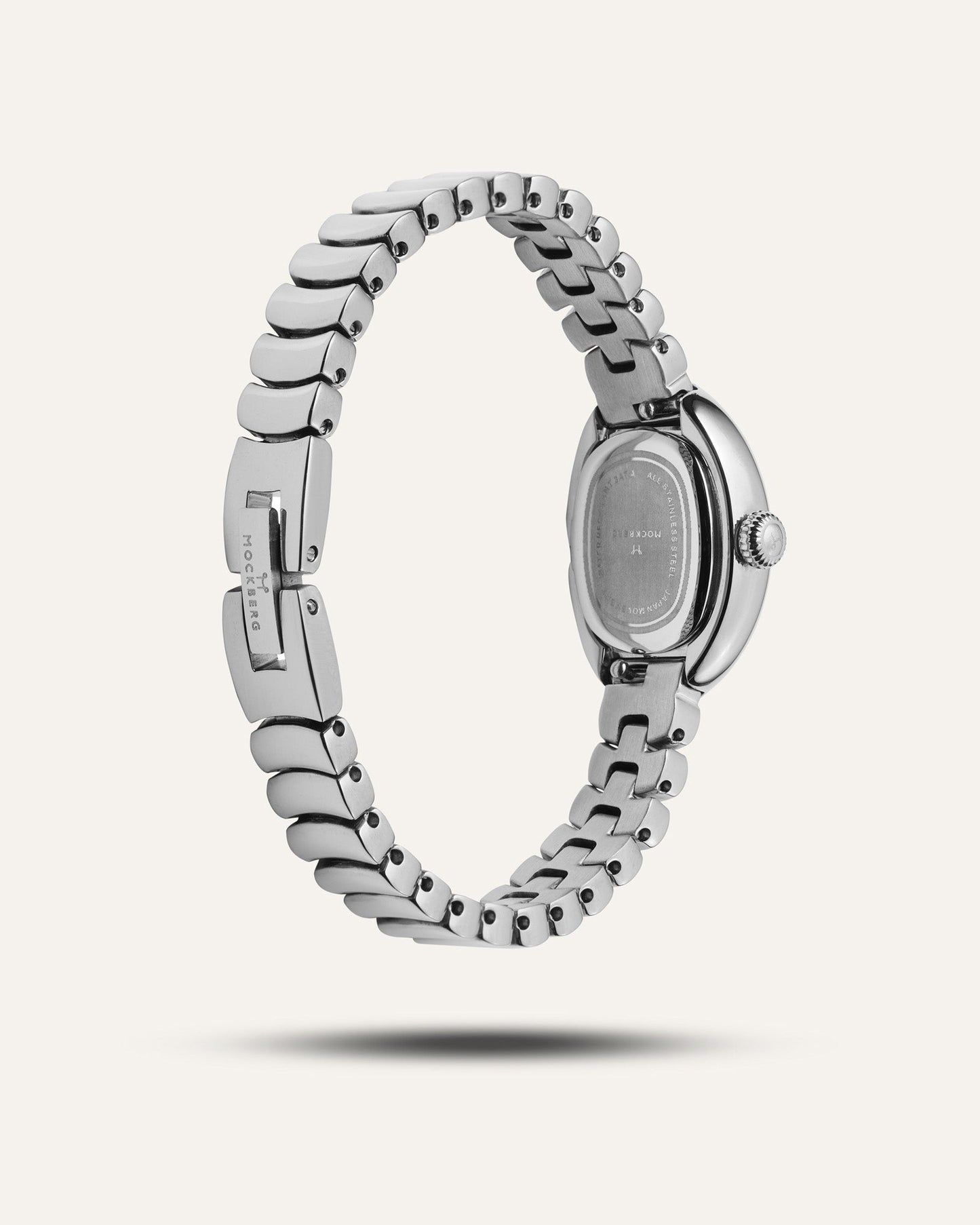 Mockberg Belle Oval Petite MB1417 Damen Armbanduhr Silber • Mineralglas • Edelstahlarmband, Bild 5