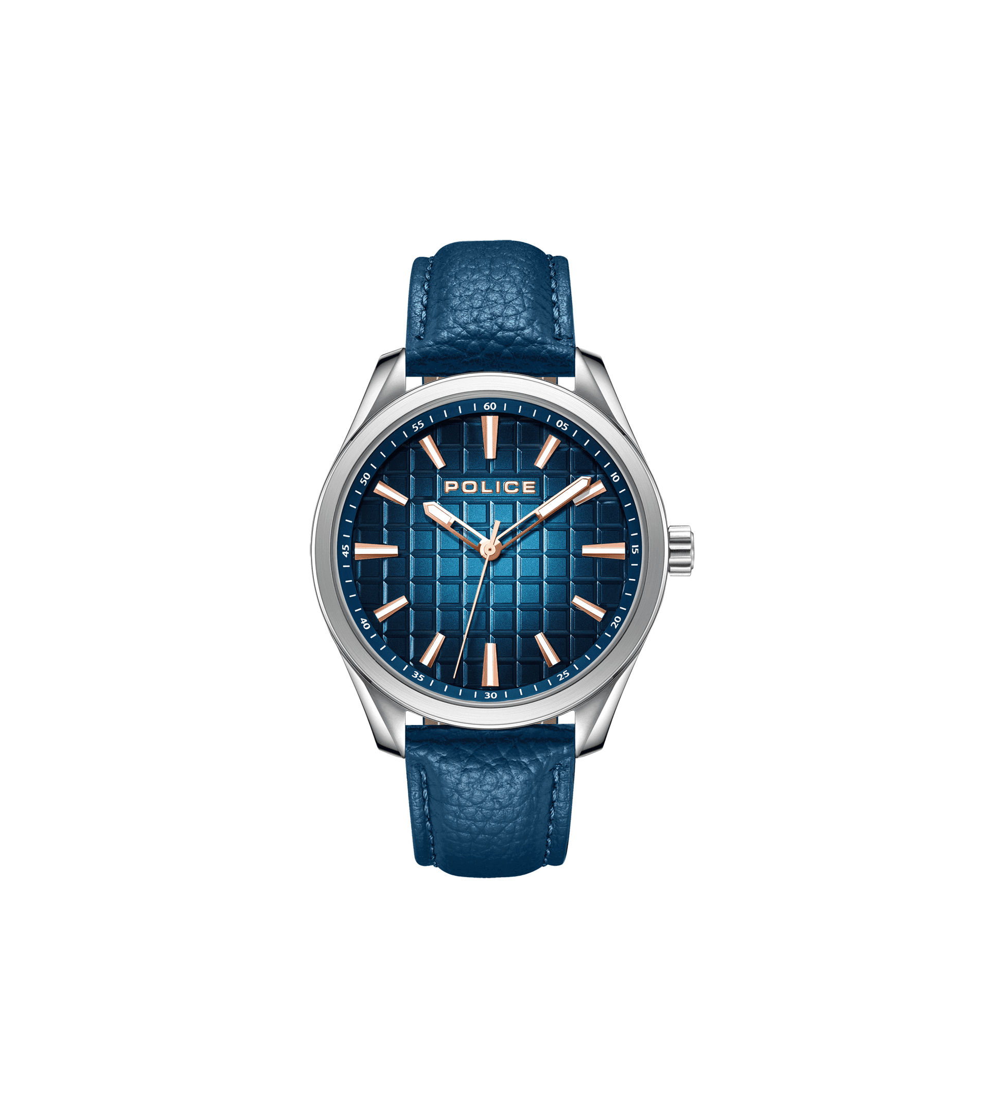 Police Doolin PEWGA0001001 Herren Armbanduhr Blau • Edelstahlgehäuse • Mineralglas