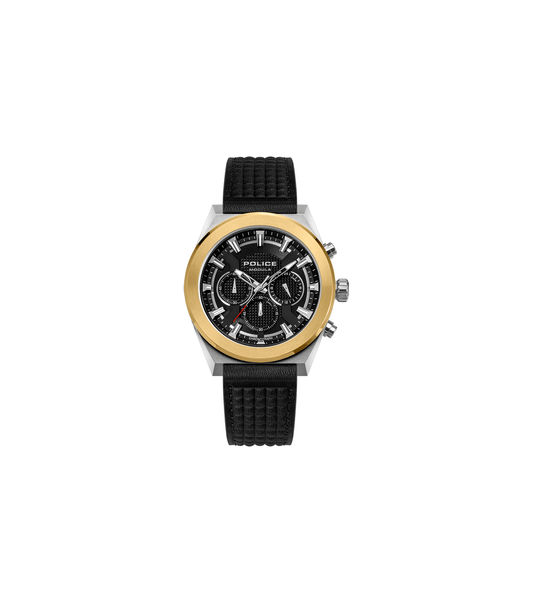 Police Modula 1.0 PEWGC00923X0 Herrenuhr Schwarz • Carbon-Lünette mit Wechselsystem • Multifunktionswerk