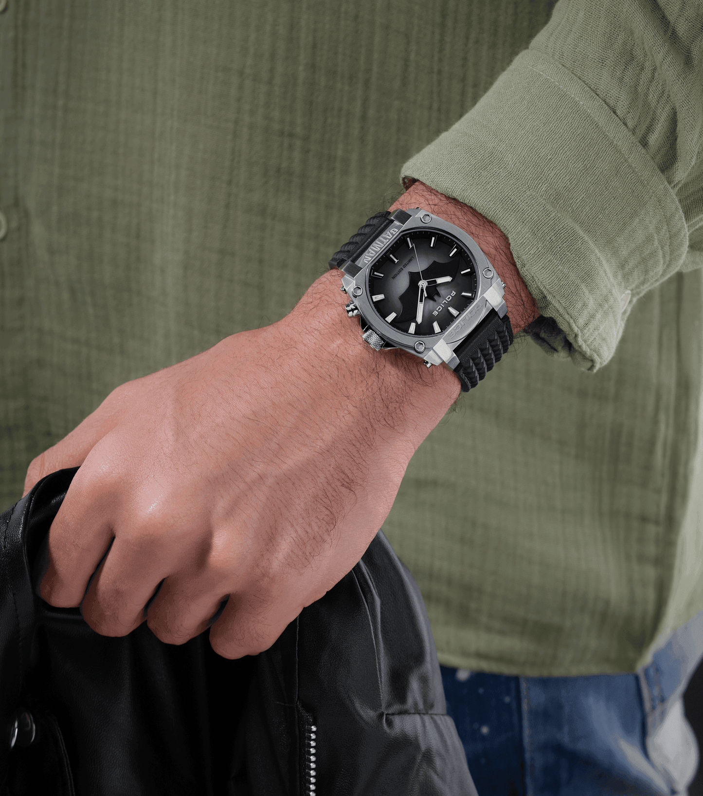 Police Forever Batman PEWGD0022603 Herrenuhr Schwarz • Limited Edition • Hintergrundbeleuchtung, Bild 6