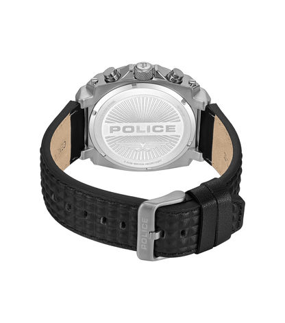Police Norwood PEWGF0040002 Herrenuhr Schwarz • Multifunktions-Chronograph • Lederarmband, Bild 3