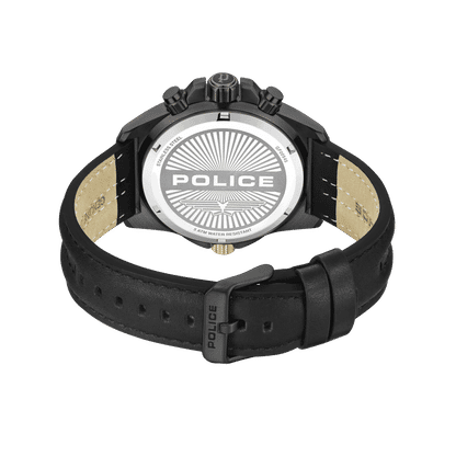 Police Electrical PEWGF0054503 Herrenuhr Schwarz • Multifunktion • Lederband, Bild 3